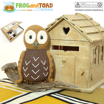 Amigurumi Kit - LPO chouette / the owl - FROGandTOAD Créations ©